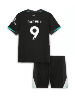 Detské Futbalové oblečenie Liverpool Darwin Nunez #9 2024-25 Krátky Rukáv - Preč (+ trenírky)